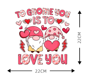 Diseños de vinilo de transferencia de calor DTF personalizados para el Día de San Valentín para camisetas pegatinas de camiseta con impresión de transferencia de calor de pantalla - Product Image 3