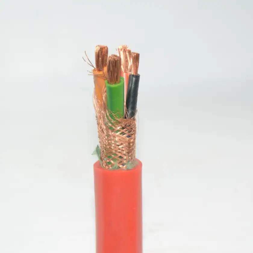 Cables de goma de silicona de alta calidad, 3x16 + 1x6, cable de calefacción flexible con revestimiento aislado, electrique de alta temperatura