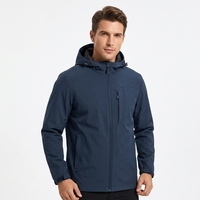 Veste pour homme avec logo personnalisé imprimé et brodé, coupe-vent, vêtements de travail, trench-coat, vêtements d'extérieur fins pour l'automne/hiver, combinaison