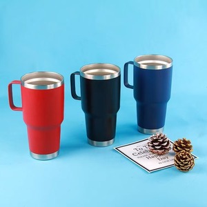 1500ml insulated stainless steel travel mug with leakproof lid and ergonomic handle custom logo <b>reusable</b> cold coffee <b>cup</b> for off - Product Image 5