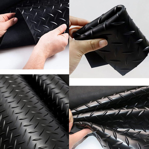 Rouleau de tapis en caoutchouc antidérapant à motif diamant, imperméable et résistant à l'usure, pour salle de sport, atelier, ferme, étable à vaches - Product Image 4
