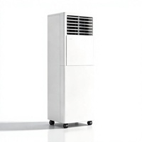 Climatiseur portable Airwens 9000 BTU à faible bruit, économie d'énergie, refroidissement et chauffage électriques, autonettoyant, roues faciles à déplacer, télécommande