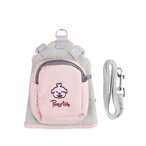 Factory Direct Small Dog <strong>Cat</strong> Pet Backpack <strong>Harness</strong> Set Durable Outdoor Cartoon Style Polyester Cotton Adjustable Leash <strong>Harnesses</strong> - Product Image 6