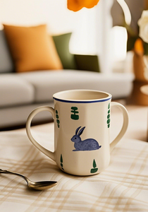 Duyên dáng thỏ thiết kế cao cấp gốm cốc cà phê lý tưởng cho trang trí nội thất tinh tế Cốc Cốc với nghệ thuật tinh tế - Product Image 6