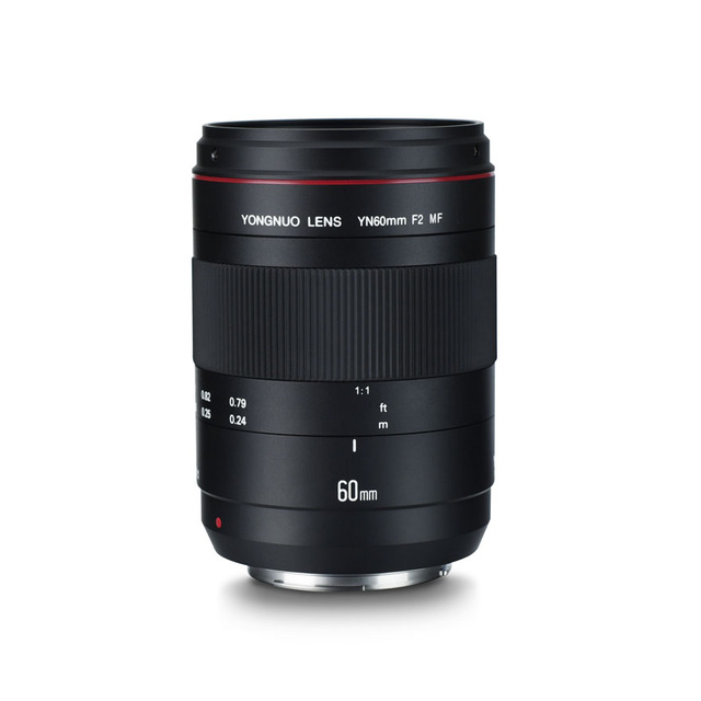 YONGNUO Camera Lens Macro Lens YN60mm F2 MF for Canon DSLR Camera