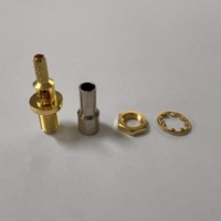 Connecteur RF pour fenêtre M5-C-K1.5 en laiton, connecteur femelle de type M5 pour RG174, haute performance