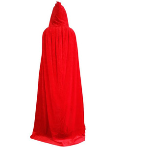 Robe de cape en velours de couleur unie pour adulte, costume de cosplay du Dieu de <span class=keywords><strong>la</strong></span> Mort pour fête de prince et princesse, performance scénique, en stock - Product Image 5
