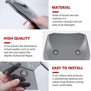 EMDEE Kawasaki Z900 2025 Nouveau Pare-brise ABS Avant, Déflecteur de Vent, Accessoires de Moto pour Rénovation/Mise à Niveau - Product Image 6