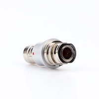 Conector Circular Autoblocante de Empuje y Tracción Serie F, de 2 a 19 Pines, Macho a Hembra