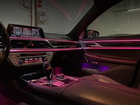 64 couleurs de lumière ambiante dynamique pour BMW Série 7 G11 G12 2015-2022, accessoires d'éclairage intérieur de voiture