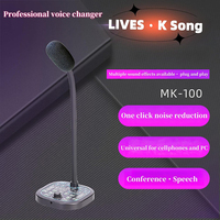 Mini changeur de voix portable avec 8 effets sonores, dissimulateur de voix pour téléphone iOS Android, streaming en direct, jeux en ligne