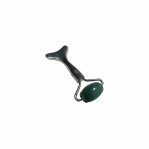 Natural Green Aventurine Face Roller Fish <b>Tail</b> Shape Guasha Tool - Product Image 1
