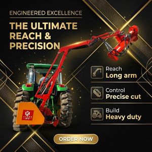 Desbrozadora de Barra para Tractor de Uso Pesado, Accesorio de 3 Puntos de Enganche, Desbrozadora Rotativa Hidráulica para Agricultura y Uso Agrícola - Product Image 1