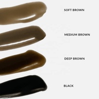 Gel Teintant Sourcils Marque Blanche à Base d'Eau, Imperméable, Longue Durée, Double Embout, Applicateur Rond, Teinture Sourcils en Gros