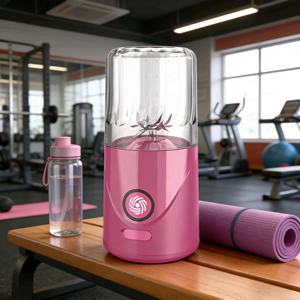 Licuadora portátil de 260 ml, exprimidor eléctrico recargable tipo C para triturar hielo, batidos, batidos de frutas, viajes, deportes al aire libre - Product Image 1