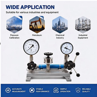 Stainless Steel Pressure Gauge Calibrator Pump 0-60MPa Hydraulic Pressure Tester for Industrial Instrument Calibration