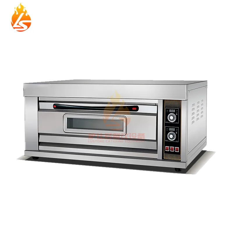 Hot Sale Bread Baking Oven Machine Electric Commercial 1 Deck 3 Trays Convection Bakery Oven