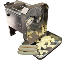 Trancheuse à bananes commerciale, machine à couper les chips de bananes, prix d'usine, trancheuse à bananes en acier inoxydable, machines à faire des chips de bananes