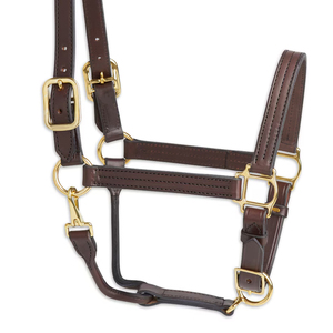 Latest Design Cheap Price Leather & Stainless Steel Horse Riding <b>Halter</b> Premium Outdoor Equestrian Adjustable Horse <b>Halter</b> - Product Image 5