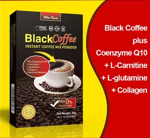 체중 감소 커피 ganoderma 슬리밍 검은 지방 버너 다이어트 인스턴트 콜라겐 블랙 커피와 체중 감량 커피