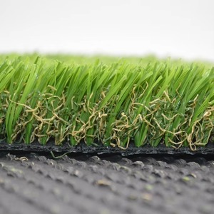 Prato artificiale autunnale composto da erba verde diritta ed erba gialla riccia, con erba verde diritta di 3 cm. - Product Image 5