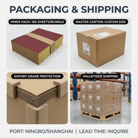 Papiers abrasifs de qualité industrielle avec support en latex, feuilles abrasives en oxyde d'aluminium Sia Performance pour le polissage de bijoux, OEM