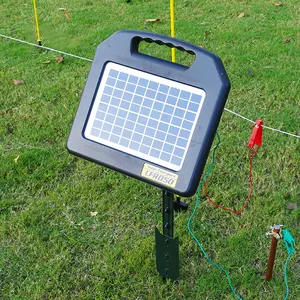 Sistema de alarme carregador solar de fazenda, cerca de animais