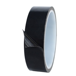 2-Hochtemperatur-hitze beständige Versiegelung Maschinen versiegelung Anti-Sticky Black PTFE-beschichtetes Glasfaser-Glastuch-Silikon klebeband - Product Image 6
