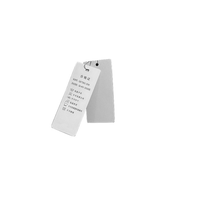 Men's Women's Children's Clothing Hang Tag Customization Thickened Hot Stamping Tag for Shoes Clothing Merchant Label Printing