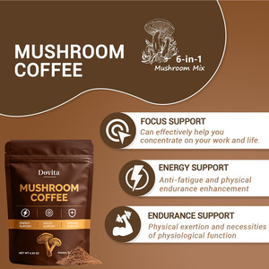 โรงงานผลิตในสหรัฐอเมริกา กาแฟผงเห็ด 25 ชนิด ผสมสารอะแดปโตเจน นูโทรปิก ช่วยเพิ่มสมาธิ เสริมภูมิคุ้มกันลำไส้ รับผลิตแบบ OEM แบรนด์ส่วนตัว ผ่านการรับรองมาตรฐาน GMP - Product Image 3