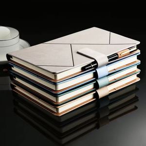 2026 2027 Custom Luxury Leather Journal Notebook <b>Set</b> with Pen Diary Notepad and Gift Box <b>Sewing</b> Binding Hardcover - Product Image 3