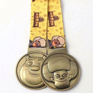Medalla Deportiva de Aleación de Zinc Dorada al por Mayor, con la Mejor Calidad, Trofeo de Fiesta, Medalla de Metal 3D Personalizable - Product Image 6