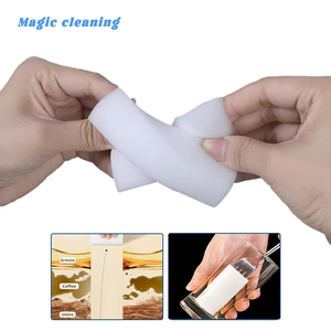 Goma de borrar de espuma limpia multifuncional al por mayor, esponja de melamina mágica para el hogar con bloques blancos - Product Image 3