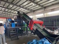 Ligne de lavage de déchets plastiques recyclés à grande vitesse de 1000kg ligne de recyclage de sacs tissés en pp