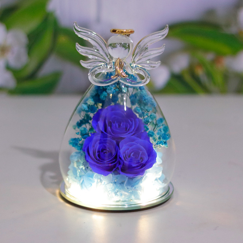 three royal blue with light 10*15cm