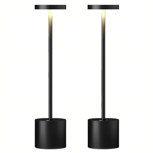 Lampe de table LED créative sans fil, lampes de bureau rechargeables portables, lumière de dîner romantique moderne de luxe pour restaurant, lampe de table de bureau - Product Image 1