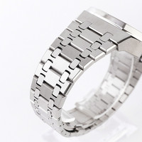 Boîtier et bracelet de montre sport en acier inoxydable modifié Mingfung, résistant à l'eau, pour Casio GA 2100, bracelet de remplacement 120/80 mm, logo personnalisé