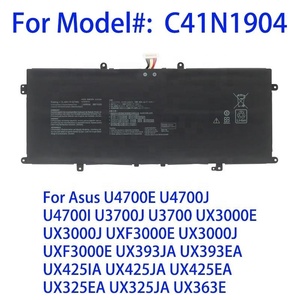 แบตเตอรี่แล็ปท็อปสำหรับ <span class=keywords><strong>Asus</strong></span> <span class=keywords><strong>ZenBook</strong></span> 13 UX325JA UX325EA UX363EA <span class=keywords><strong>14</strong></span> UX425E C41N1904-1 ผลิตภัณฑ์ที่ดีที่สุด C41N1904 แบตเตอรี่โน้ตบุ๊ก - Product Image 2
