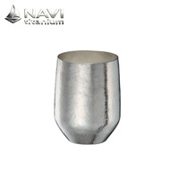 NAVI Titanium (sejak 2008) Dukungan Sumber Daya Khusus Cangkir Titanium Dinding Ganda Tepi Bulat Cangkir Minum Cangkir Titanium