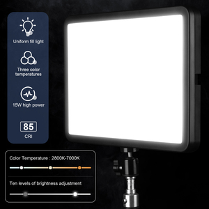 Lumières LED pour la gym, éclairage LED pour selfie, lampe de lecture LED, panneau plat avec trépied, écran LED flexible pour équipement photographique <span class=keywords><strong>TikTok</strong></span> - Product Image 6