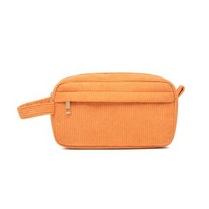 Bolsa de Maquillaje de Pana de Diseño Moderno, Organizador de Cosméticos, Estuche para Lápiz Labial, Bolsa de Viaje Portátil para Cosméticos, Logotipo Personalizado - Product Image 5