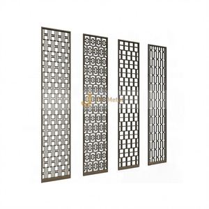 ANN7455 Modern Coated Durable Stylish Custom Printed Stainless Steel Art Theme Partition <b>Screen</b> <b>Decoration</b> Multi-Functional - Product Image 5