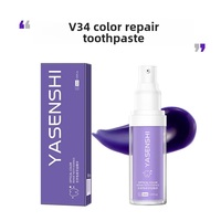 Nouveau Dentifrice Multi-Usages V34 Couleur Optique 2025 pour Adultes, à l'Essence d'Herbes, pour des Dents Plus Blanches et une Haleine Fraîche