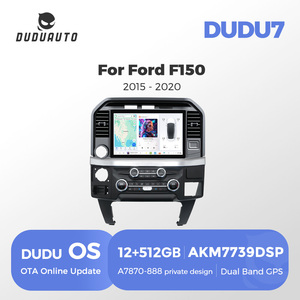 DUDUAUTO DUDU7 A7870 AKM7739 DSP TDA7808 Amplificador 12+512G Unidad Principal para Ford F150 2015-2020 13ª Generación P552 - Product Image 1