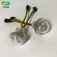 Équipement de parc d'attractions, lumières pointées, changement de couleur, module LED 5050 SMD RGB 12V 26mm, 3 LED, plat, paysage, IP65, 2 ans de garantie