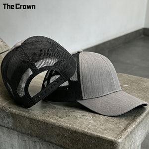 หมวกแก๊ปทรง Trucker 6 แผง ผ้าทวิลล์คอตตอน 100% ปักโลโก้ตามสั่ง สไตล์ลำลองสำหรับธุรกิจ ขายส่งจำนวนมาก พร้อมตัวล็อคแบบแถวเดียว จากผู้ผลิต - Product Image 4