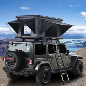 Boîte de tente à coque dure durable pour Jeep Tente de <span class=keywords><strong>toit</strong></span> de voiture de camp à ouverture latérale avec auvent pour le <span class=keywords><strong>camping</strong></span> tout-terrain 4X4 - Product Image 1