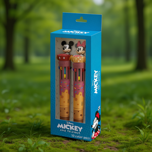 Paquete Mixto de 2 Bolígrafos de 10 Colores de Mickey y Minnie de Disney, Multicolor - Product Image 3