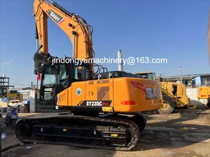 Excavadora de cadenas Sany original de 25.3 toneladas, segunda mano, modelo SY235C 2018-2022, motor Isuzu, bomba, 1 año de garantía, 100% lista para la venta - Product Image 3