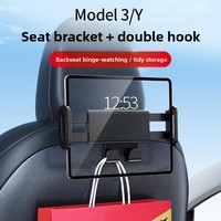 Support de téléphone pour voiture Tesla Model Y pour tablette iPad, accessoire pour siège arrière avec matériau ABS et stabilisation d'image 3